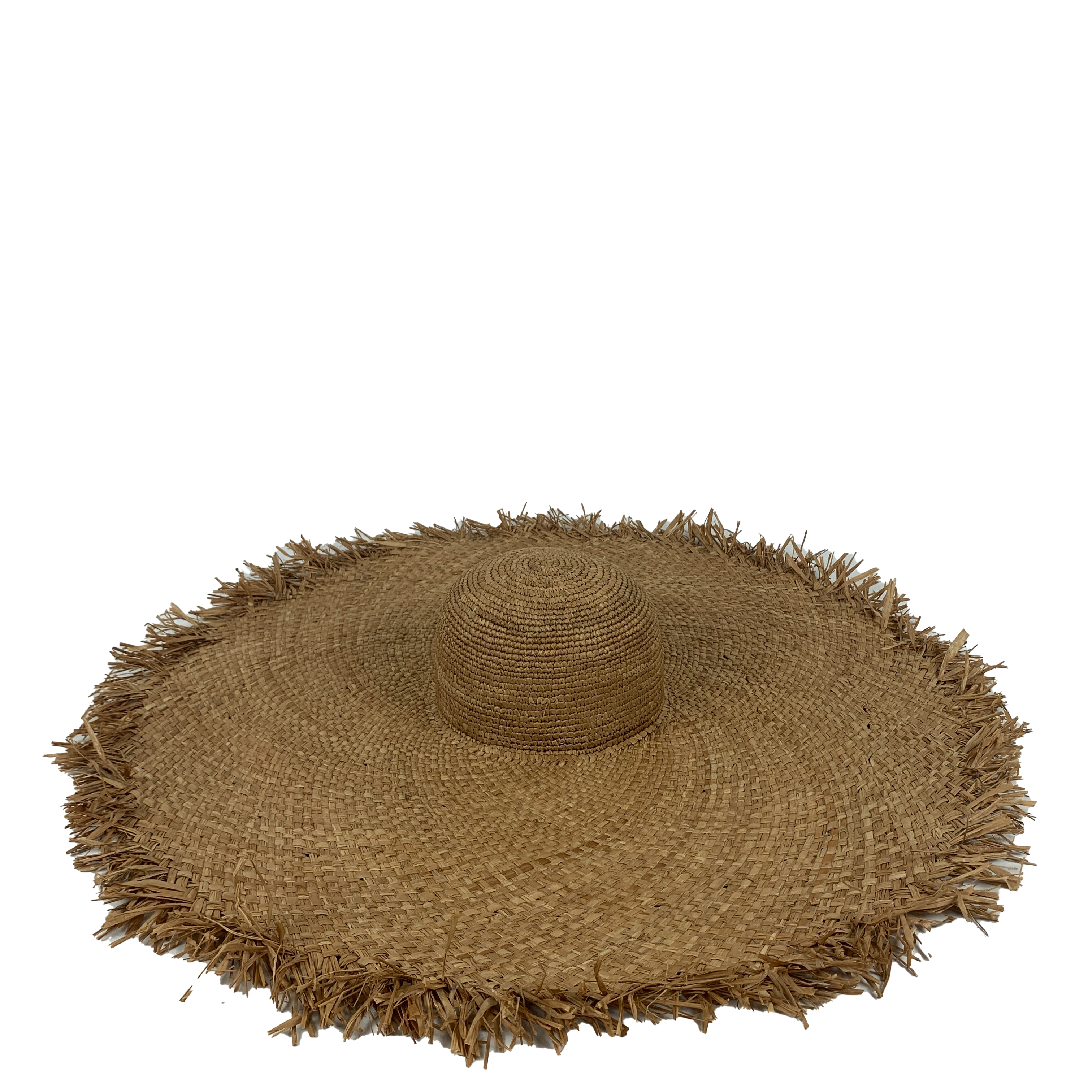 Wide-brimmed raffia hat - Tavira