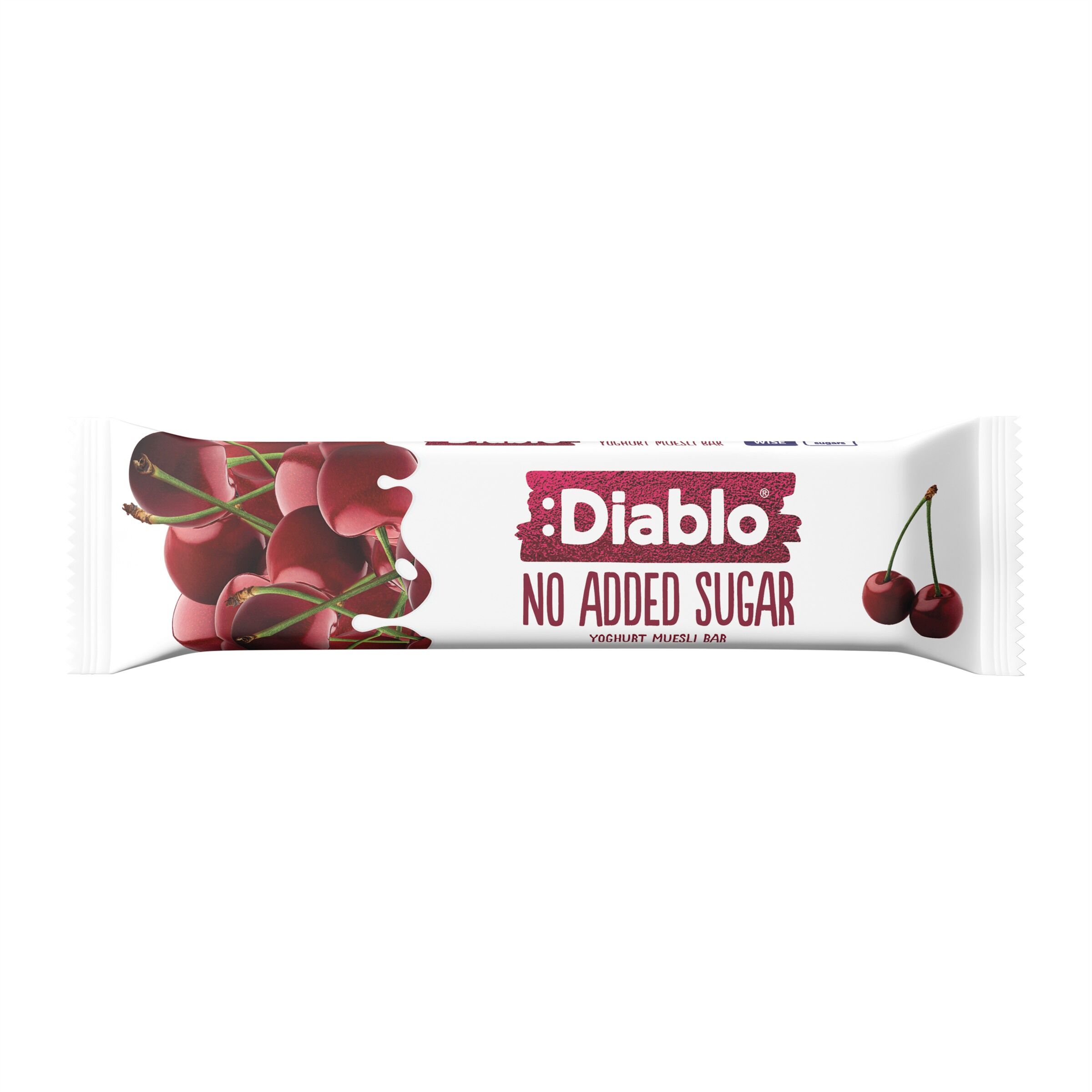 No Added Sugar Cherry Yoghurt Muesli Bar 30g