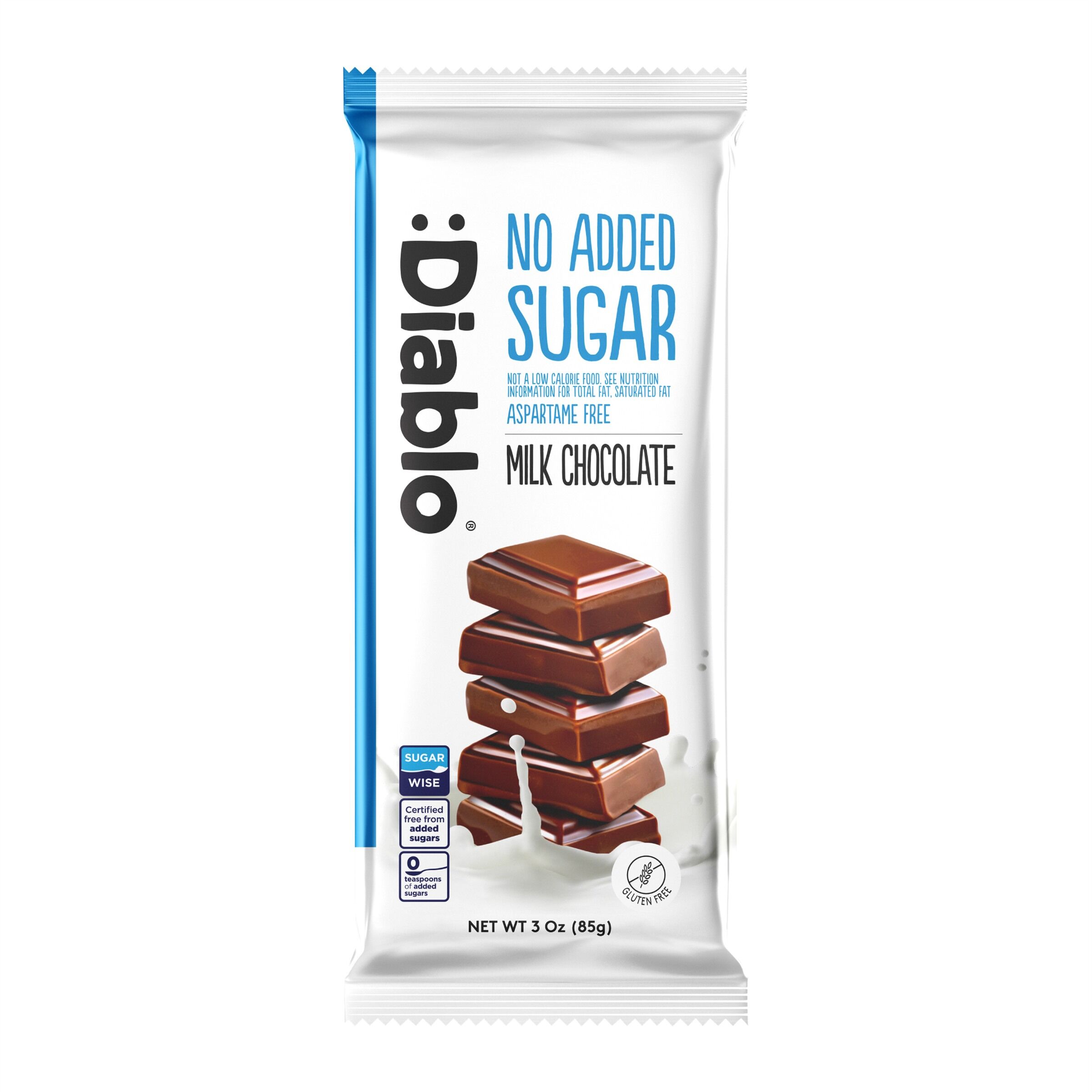 No Added Sugar Milk Chocolate Bar 85g