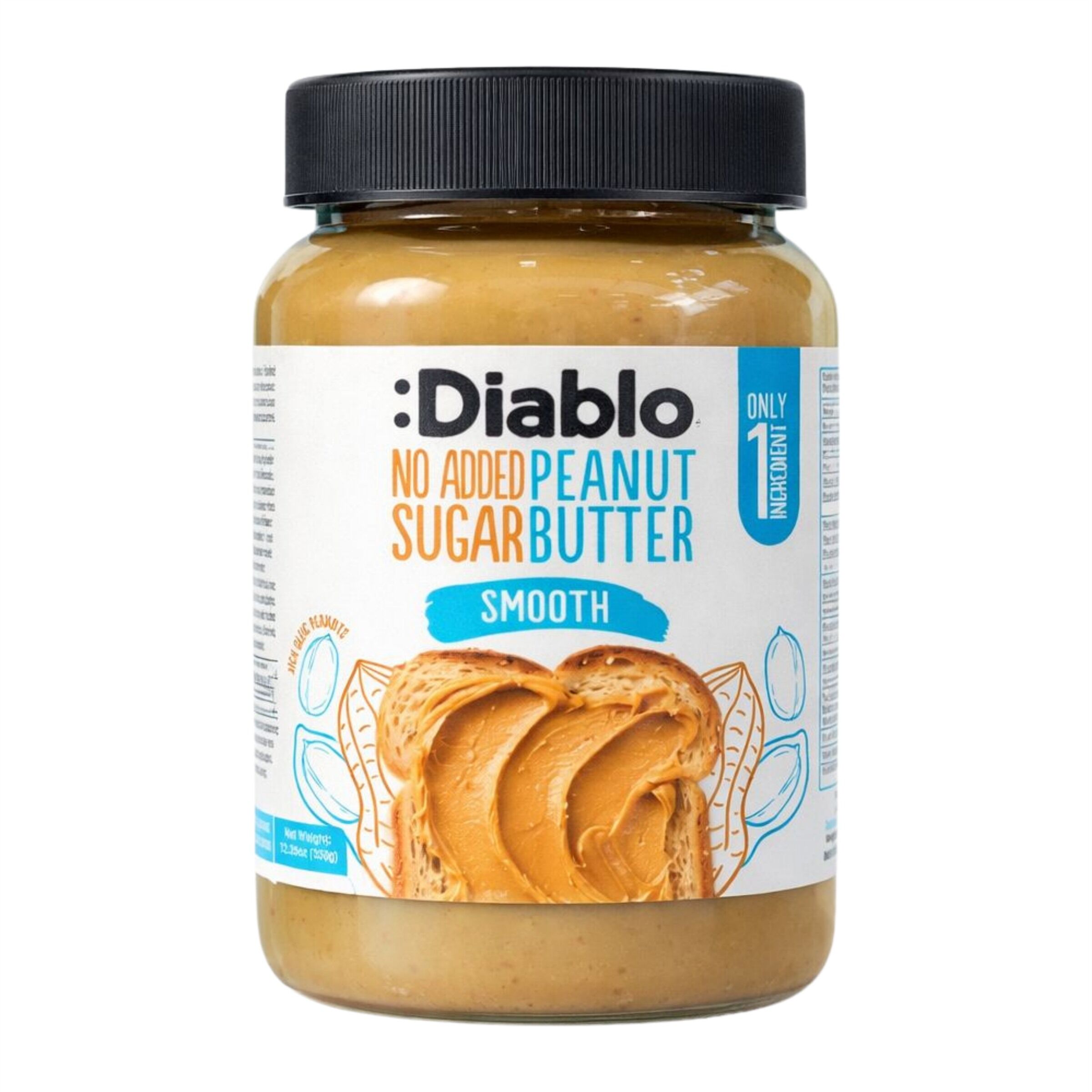 No Added Sugar Smooth Peanut Butter 350g