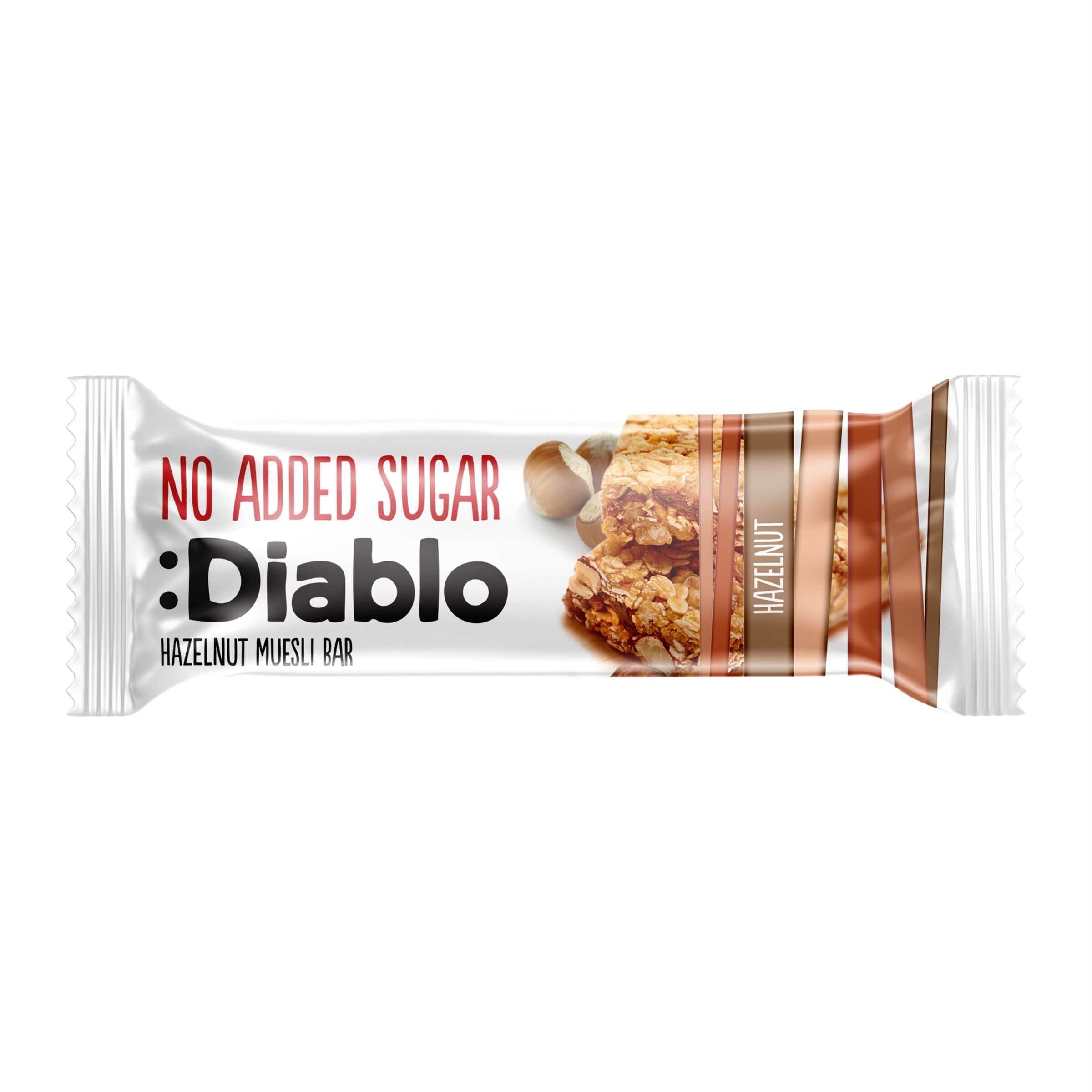 No Added Sugar Hazelnut Muesli Bar 30g