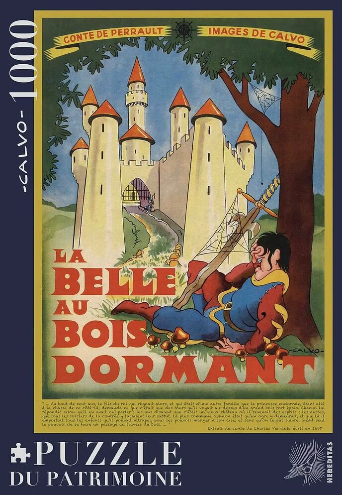 1000-piece puzzle - Ussé Castle by Calvo