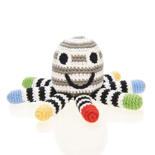 Baby Toy Octopus rattle - mono