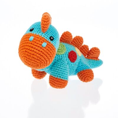 Baby Toy Dinosaur rattle – steggi turquoise
