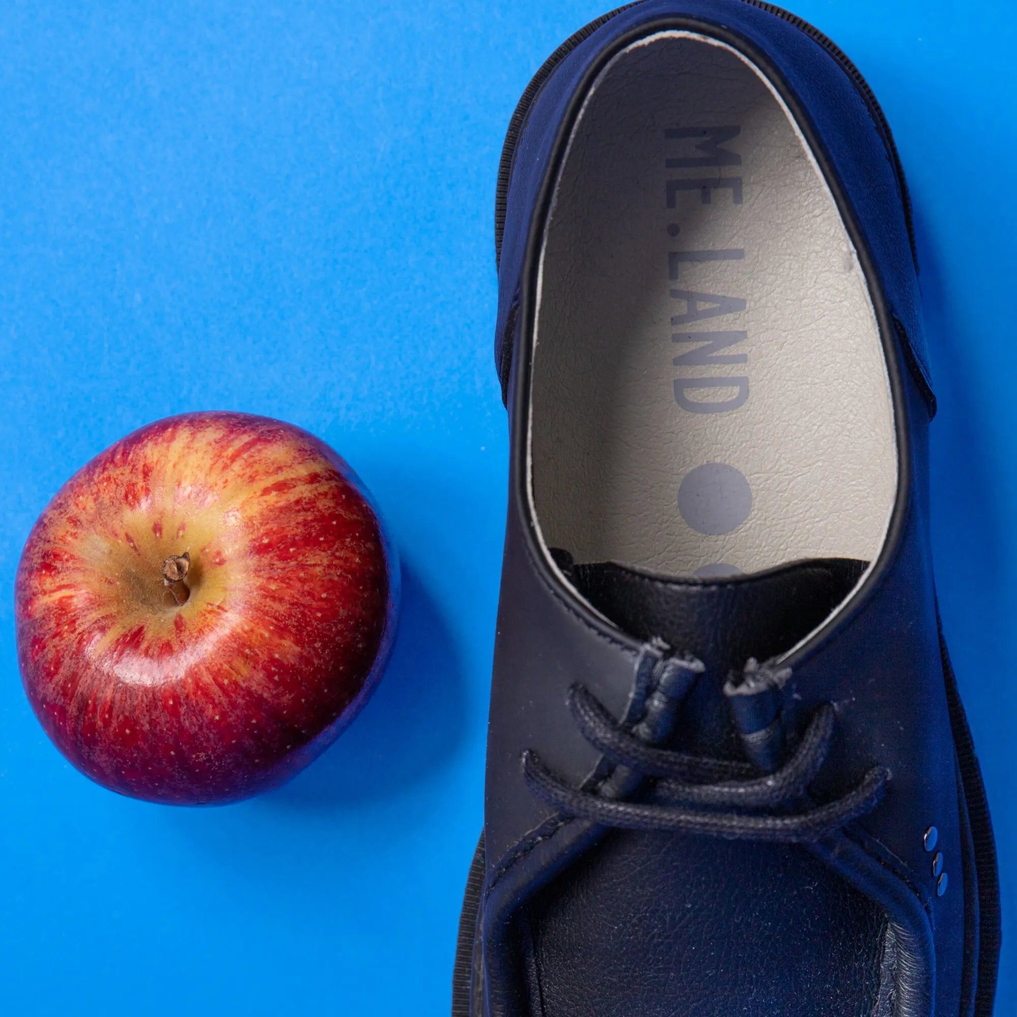Derby vegan Rando en cuir de pomme noir