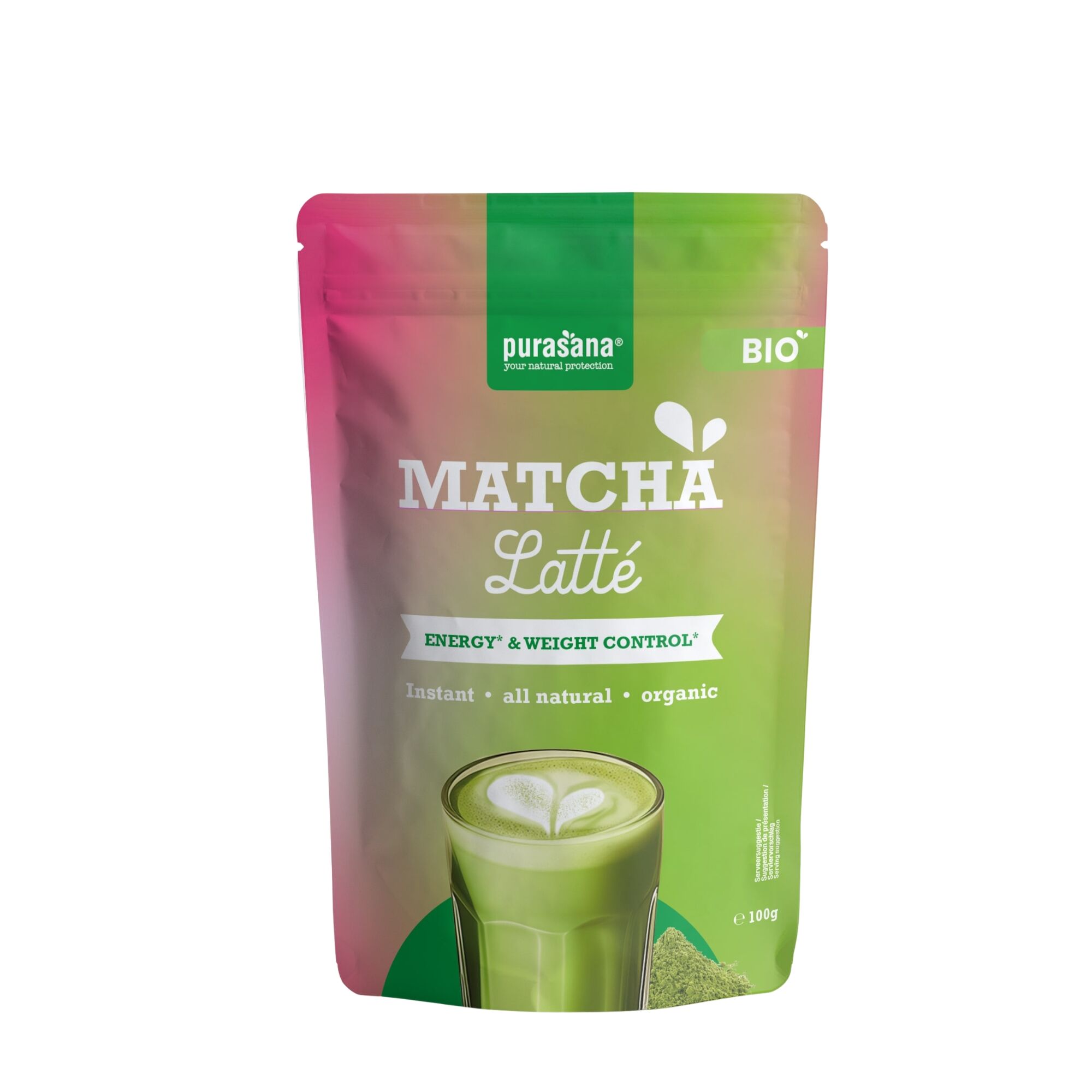Matcha Latte - 100 gr - 10 Getränke - Purasana