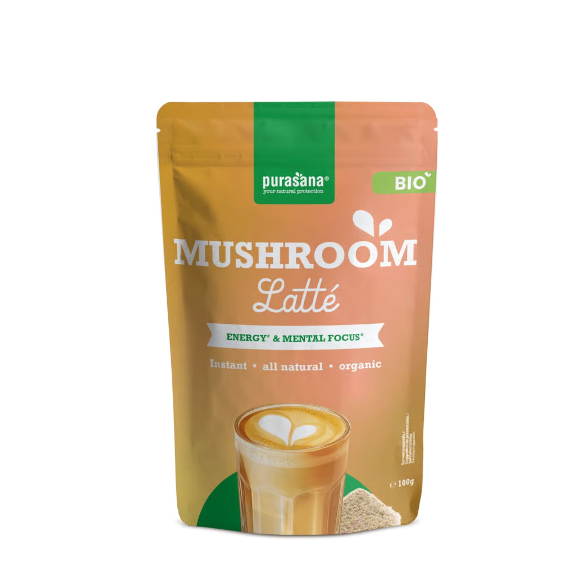 Pilz-Latte – 100 g – 10 Getränke – Purasana