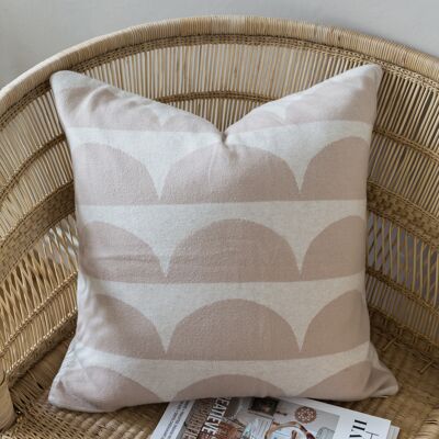 Housse de coussin Kamelia beige