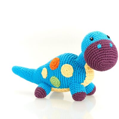 Baby Toy Dinosaur rattle – dippi – blue