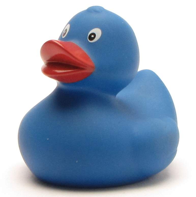 Paperella di gomma blu 6,5 cm