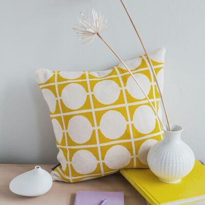 Don pillow cover, yellow