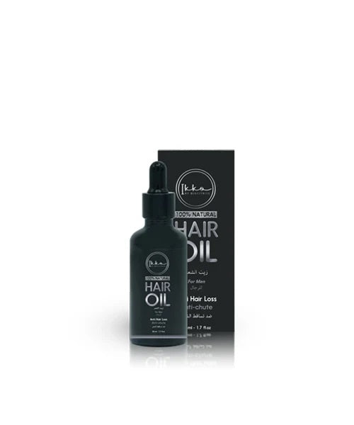 Anti-hair loss hair oil for men, 50 ml. Hair loss treatment for men.