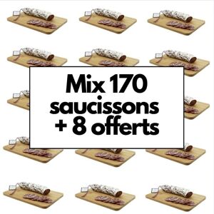 Mix de 170 saucissons + 8 saucissons offerts