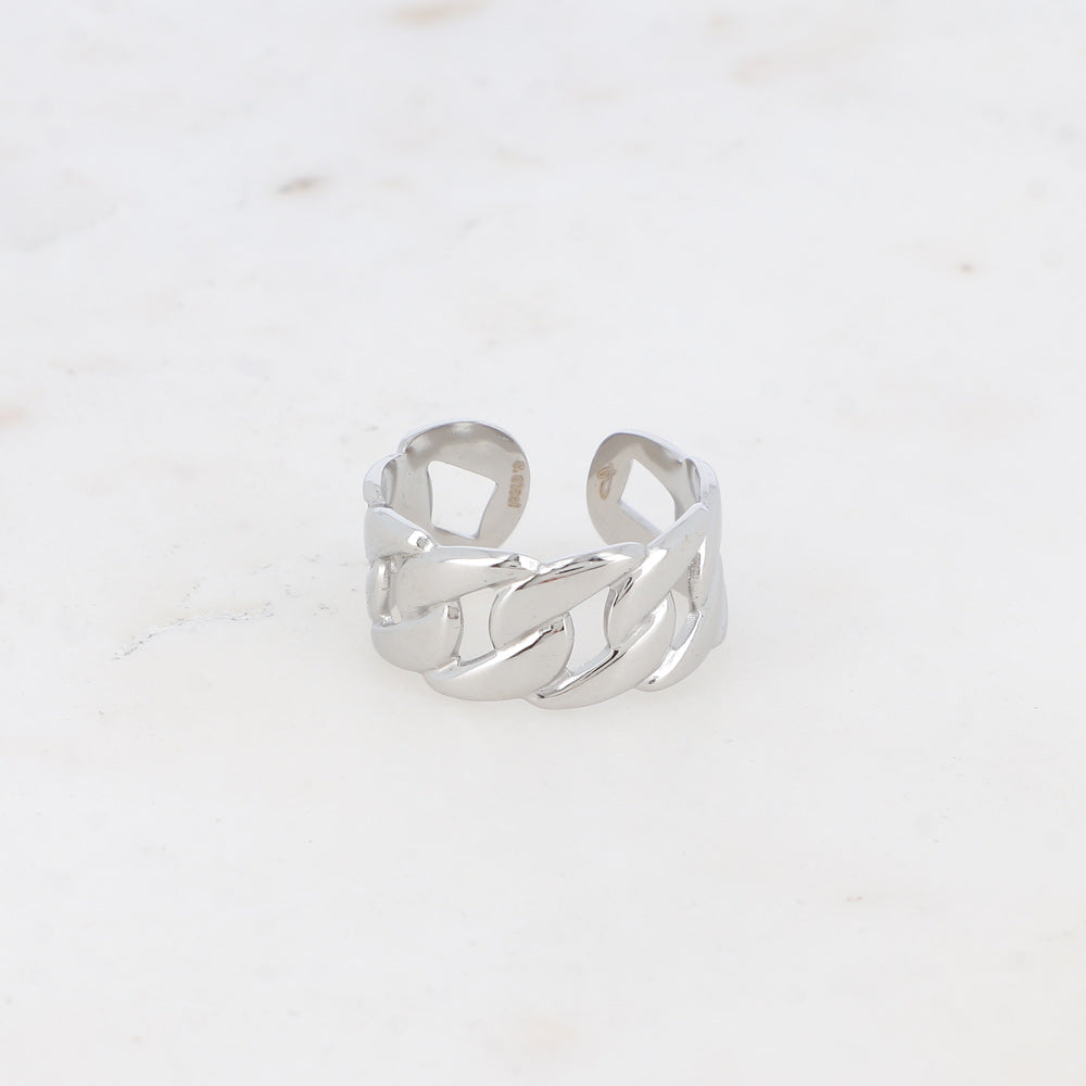 Bague Aiden - maille gourmette