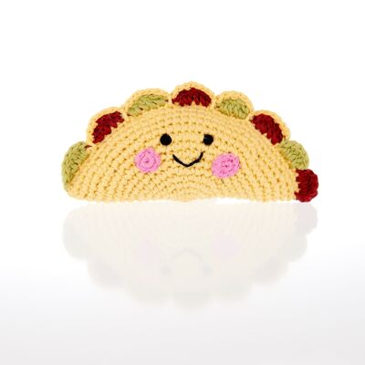 Hochet taco au crochet pour bébé