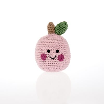 Sonaglio a forma di mela Baby Toy Friendly – ​​rosa