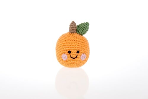 Baby Toy Friendly orange rattle – soft
