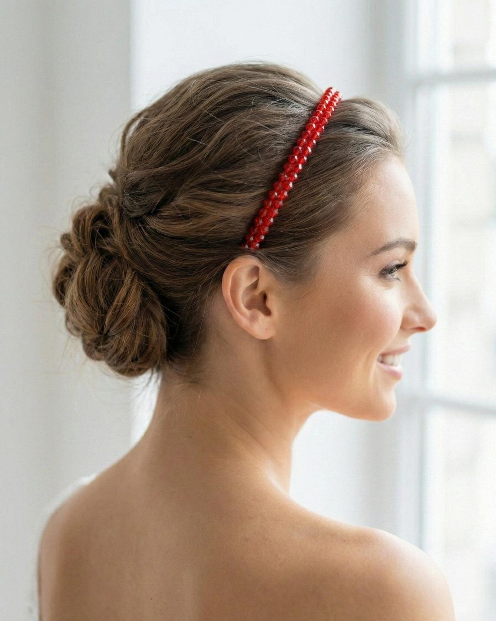 Feine Kristall Tiara für Hochzeit und Abendlook