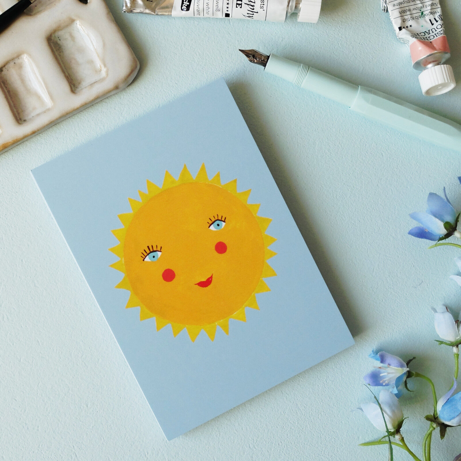 CARTE POSTALE SOLEIL