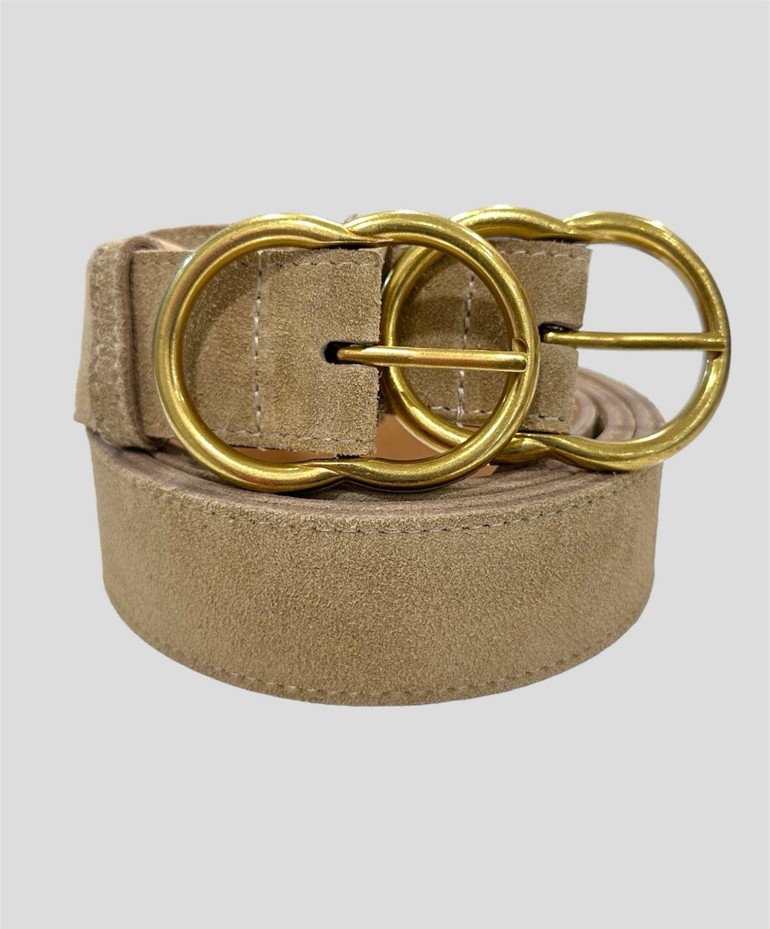 Plus size - Elegant suede belt