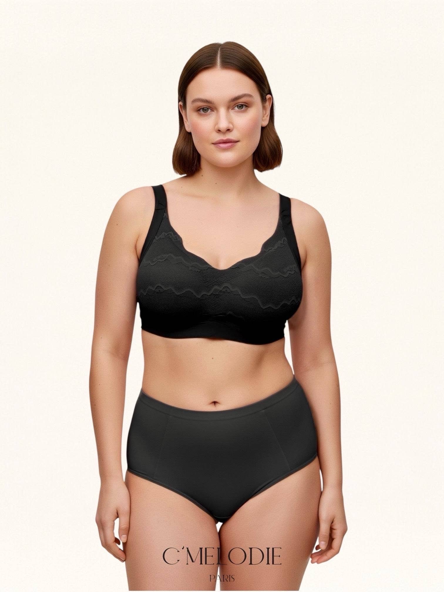 Plus size - Demi-support bra