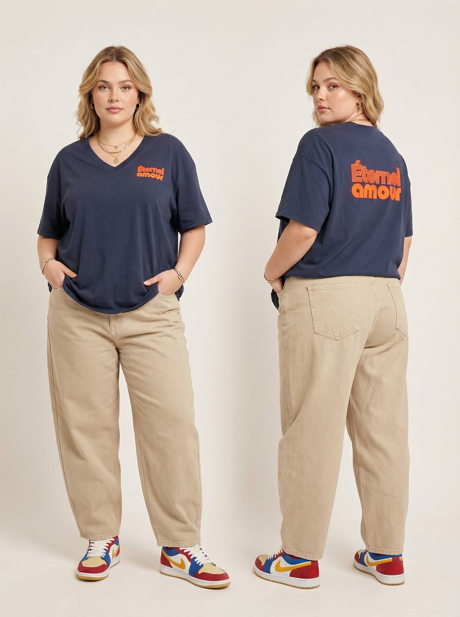 Plus Size - Cotton T-shirt