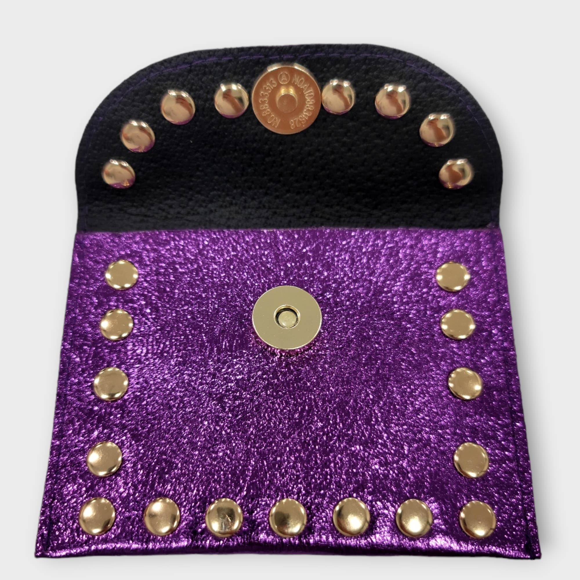 Elegant coin purse with studs