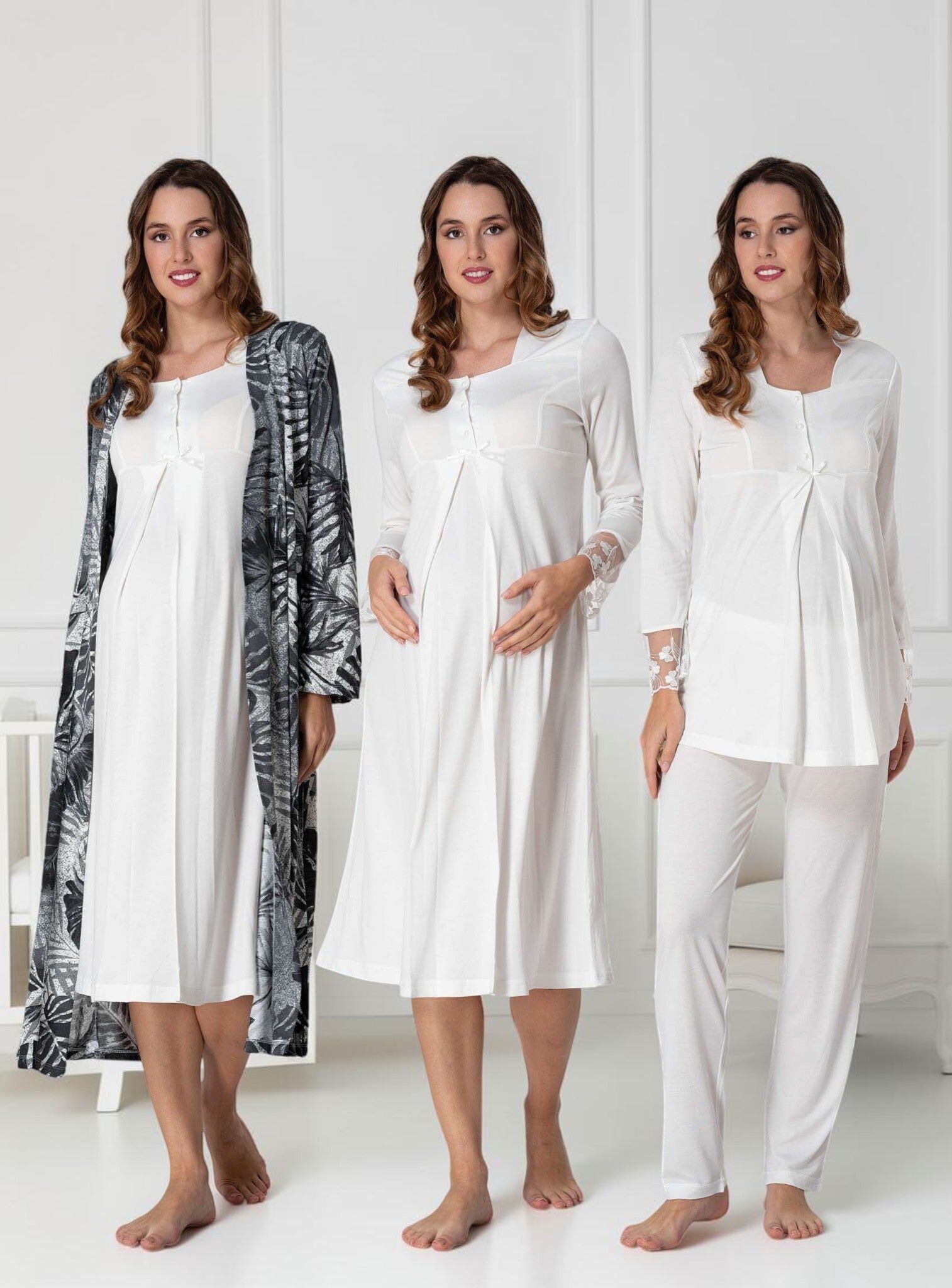 White 4-Piece Set – Leaf Empire