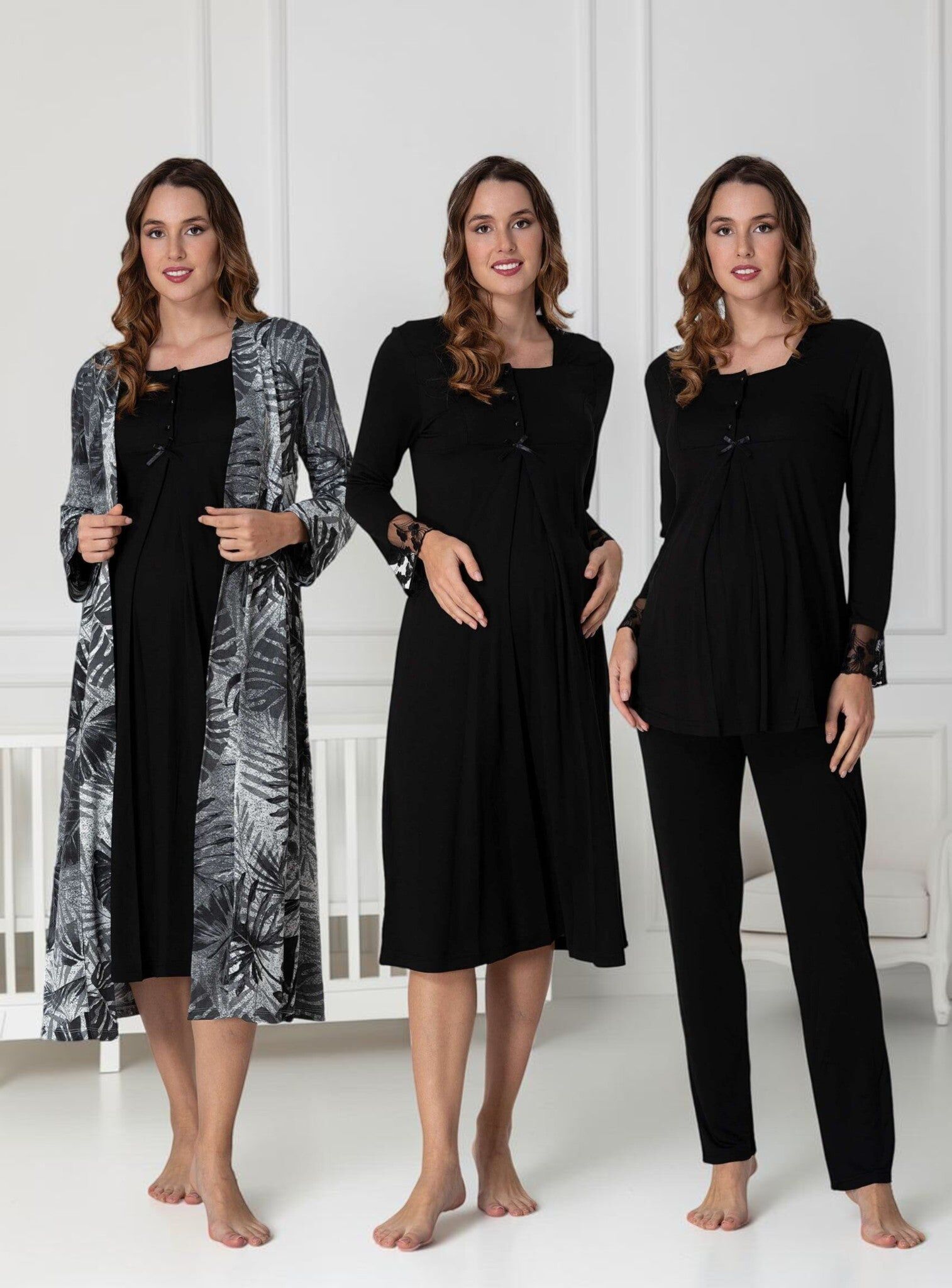 Black 4-Piece Set – Leaf Empire