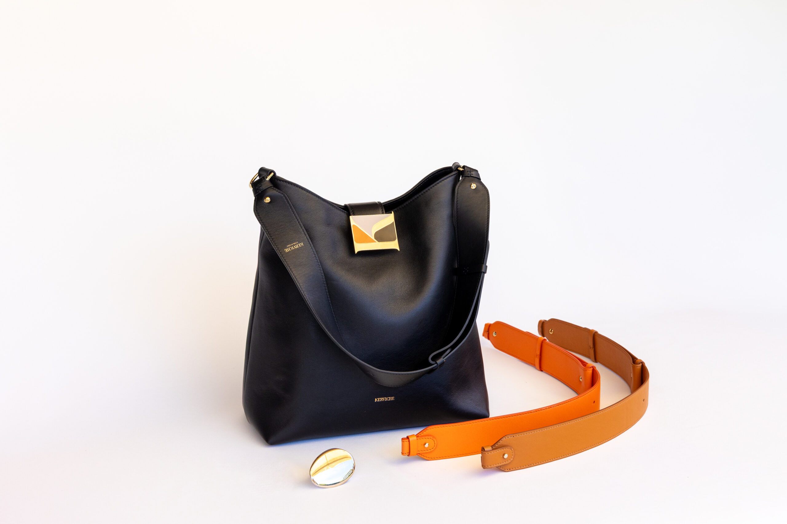 Signature Pack – Black Palm Tree Bag
