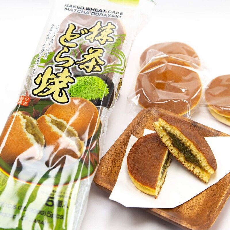 Matcha-filled dorayaki pancake JP 5p 300g