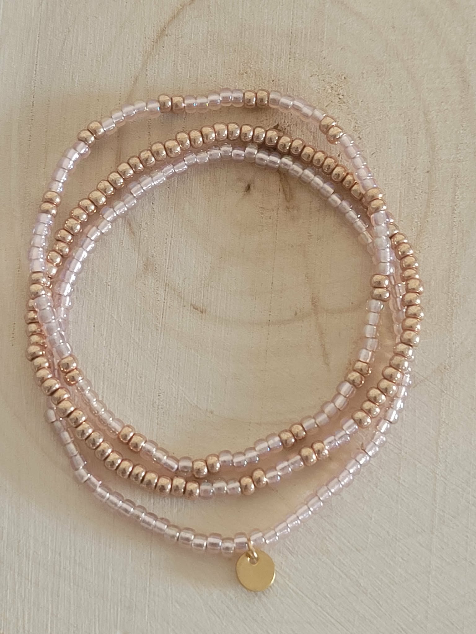 Set di braccialetti Miyuki Light Blush