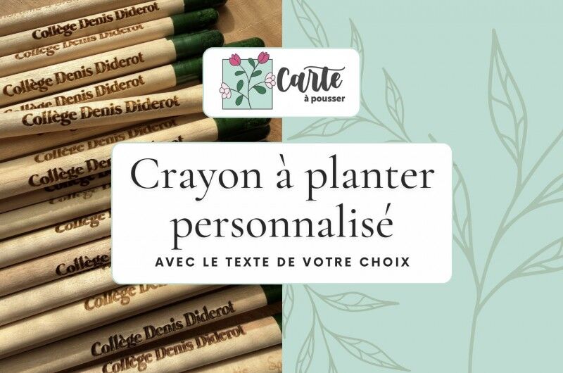 Personalized Plantable Pencil