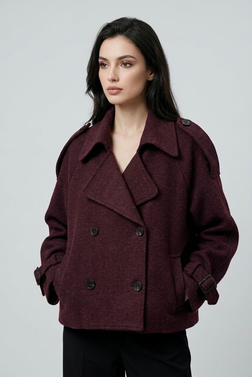 Women's Double-Breasted Short Jacket AW 2026