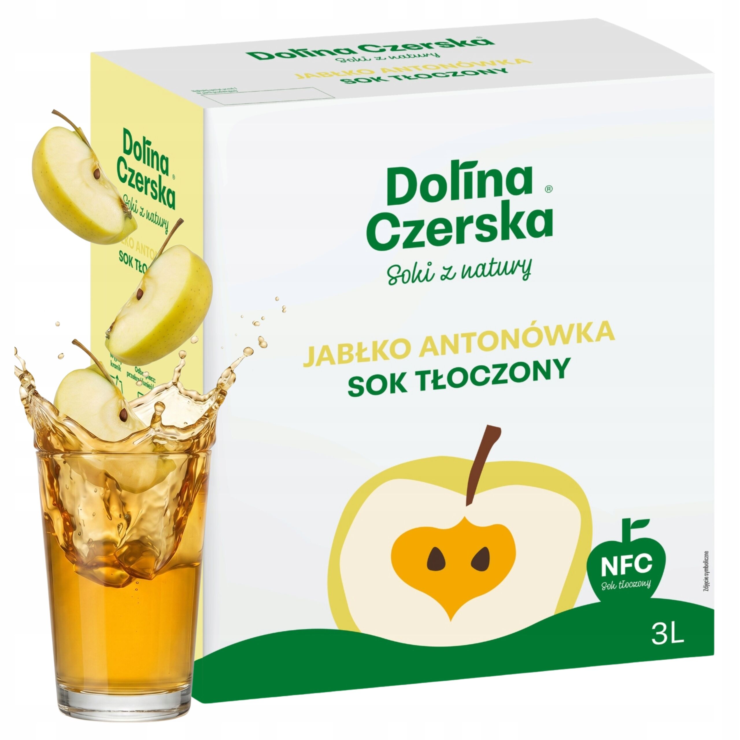 Jus de pomme NFC 100 % « Antonowka » – Acidulé, pressé à froid, 3 L
