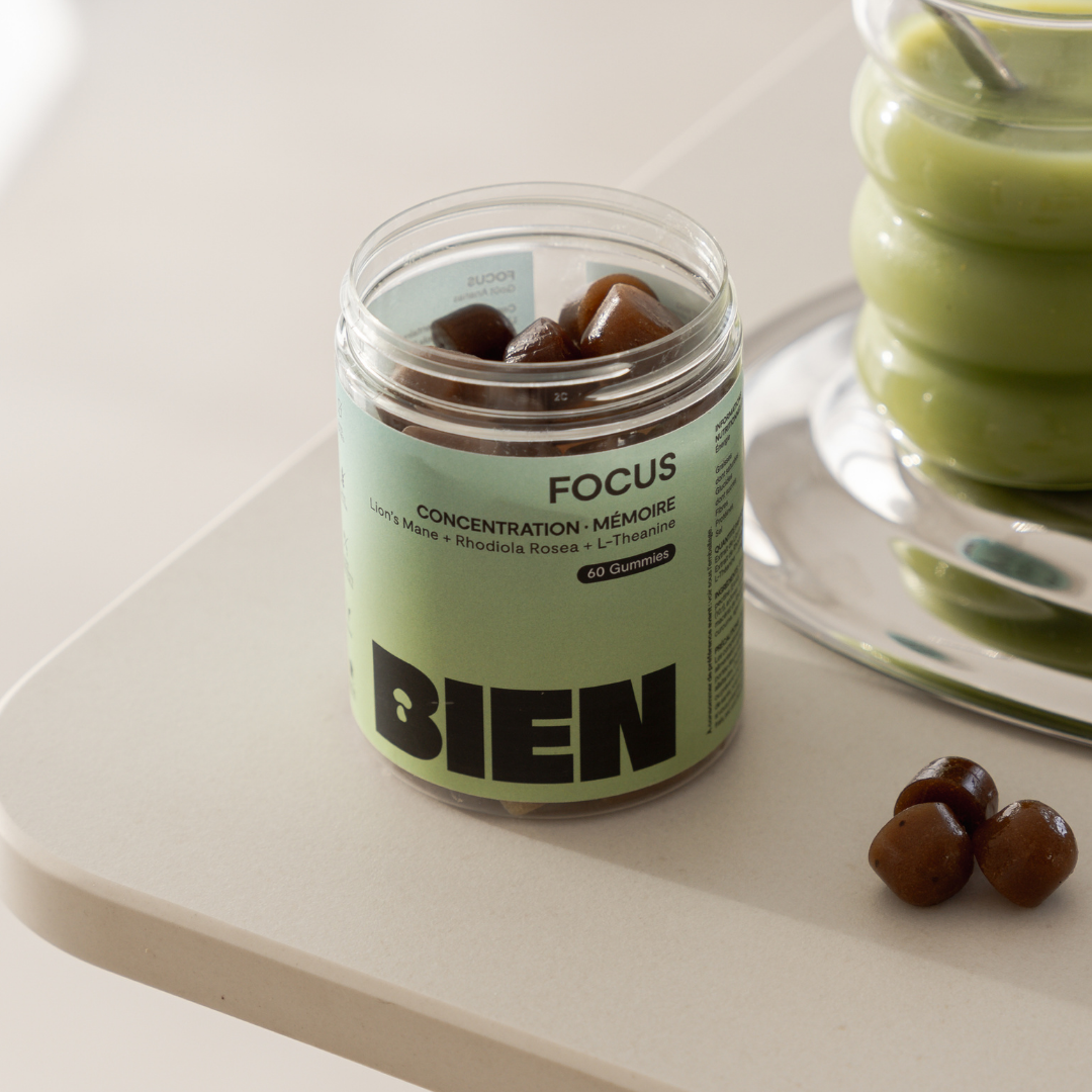 CONCENTRATION, MEMORY - FOCUS (Natural Pineapple Flavor) - Made in France - Natural Food Supplement