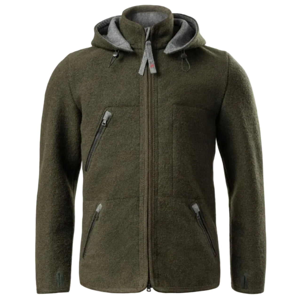 Veste Wool Essentials Active Wear (vert olive)