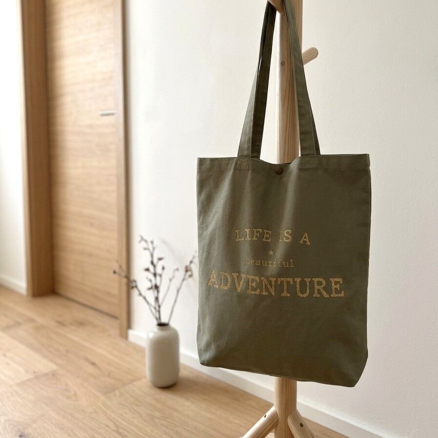 Tote Bag "Life is a beautiful...- 4 colors to choose from
