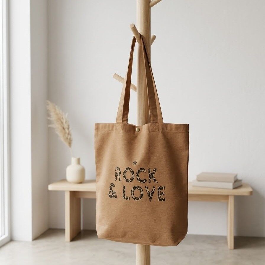 Tote-Bag - Hazelnut - Rock and Love