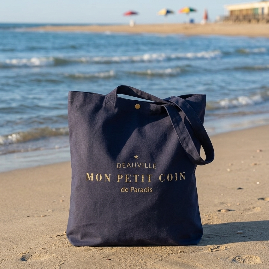 Customizable Tote Bag "My Little Corner of Paradise" - 4 colors
