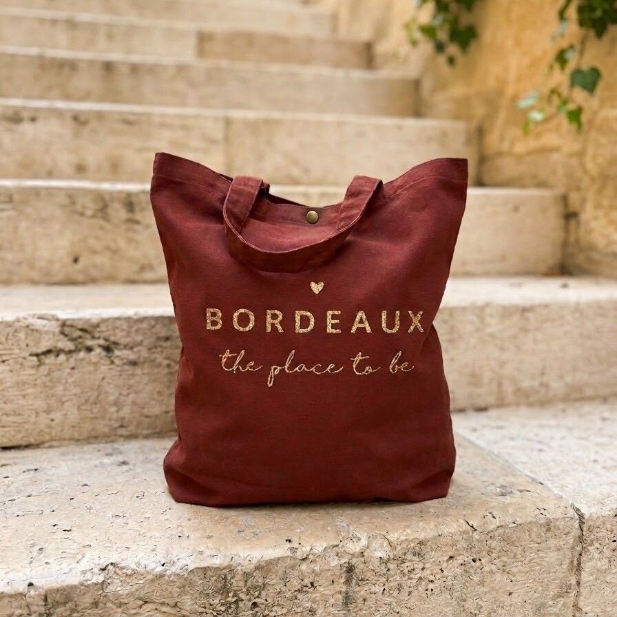 Customizable Tote Bag "The Place to Be" - 4 colors