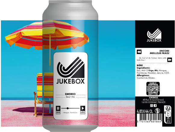 Emorio - Mango Raspberry Sour - 44cl