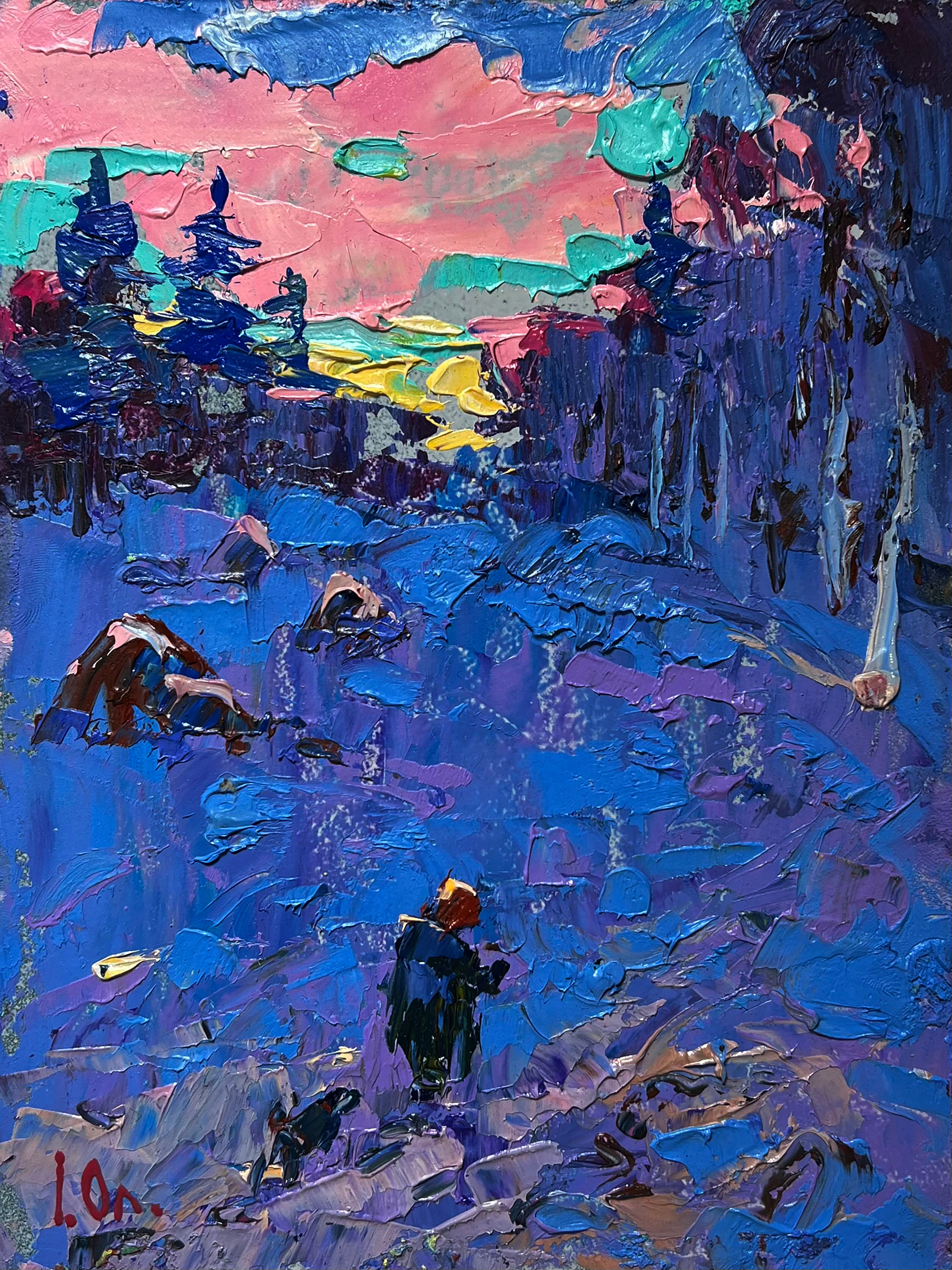 絵画『SKIN』NORRY Buy wholesale Oil painting Frosty winter evening Oleksiy Ivanyuk