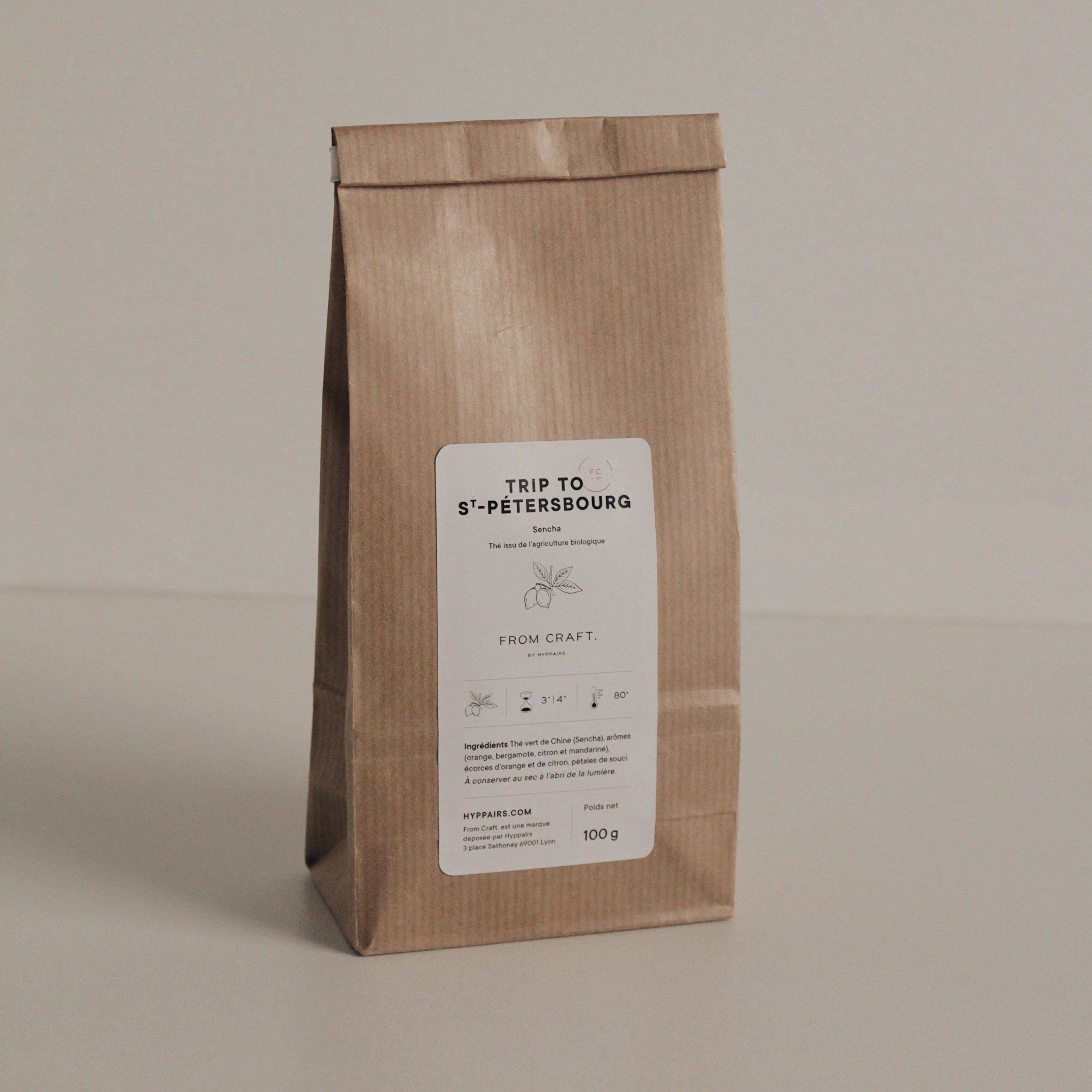 Thé TRIP TO ST-PéTERSBOURG SACHET RECHARGE 100 grs.