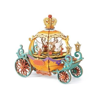 Robotime Puzzle 3D Carillon Carrozza di Zucca AM41 15,9×16,2×10,2 cm