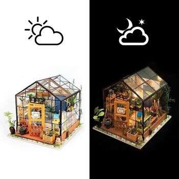 Maison DIY Maison Verte de Cathy, Robotime, DG104, 19.5×17.5×17.5 cm 2