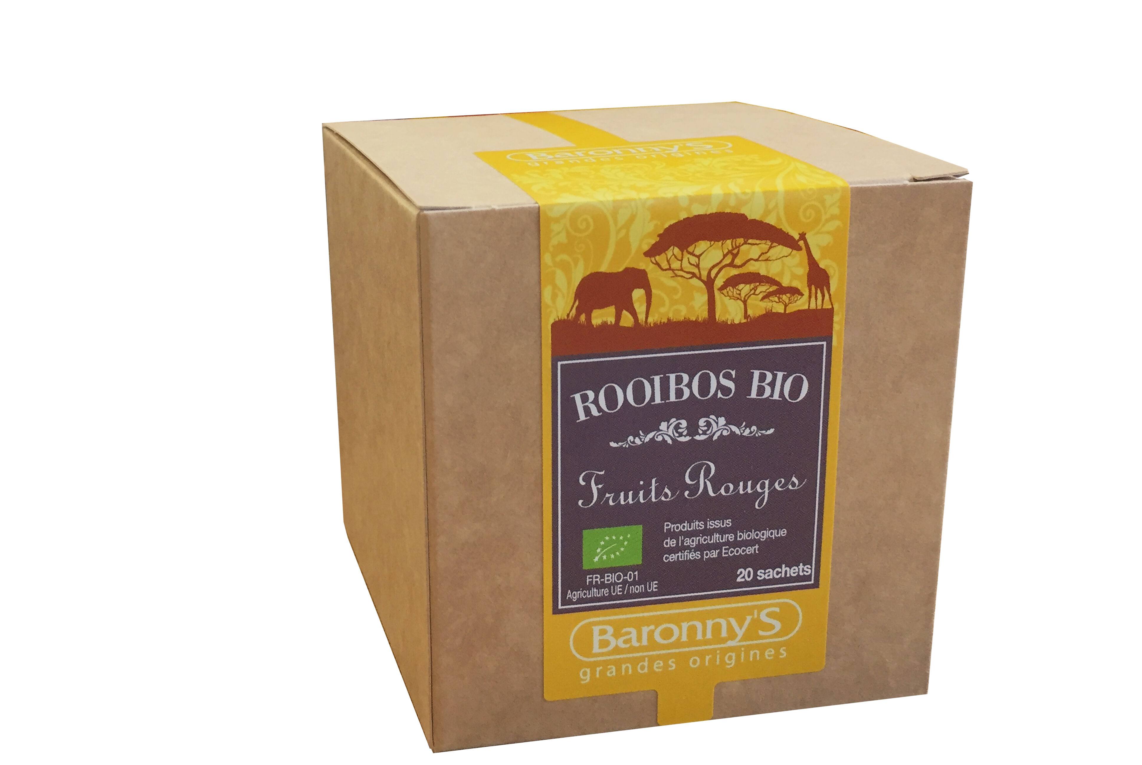 Organic Rooibos Red Fruits - Box of 20 sachets