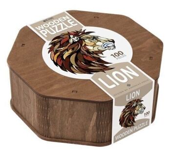 Eco-Wood-Art Puzzle en bois, Lion, 1126, 31x28x0.5 cm 4