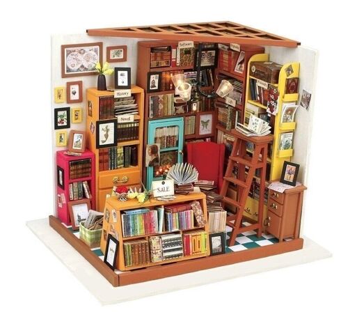 DIY House Sam's Study, Robotime, DG102, 22.5×18.5x19cm