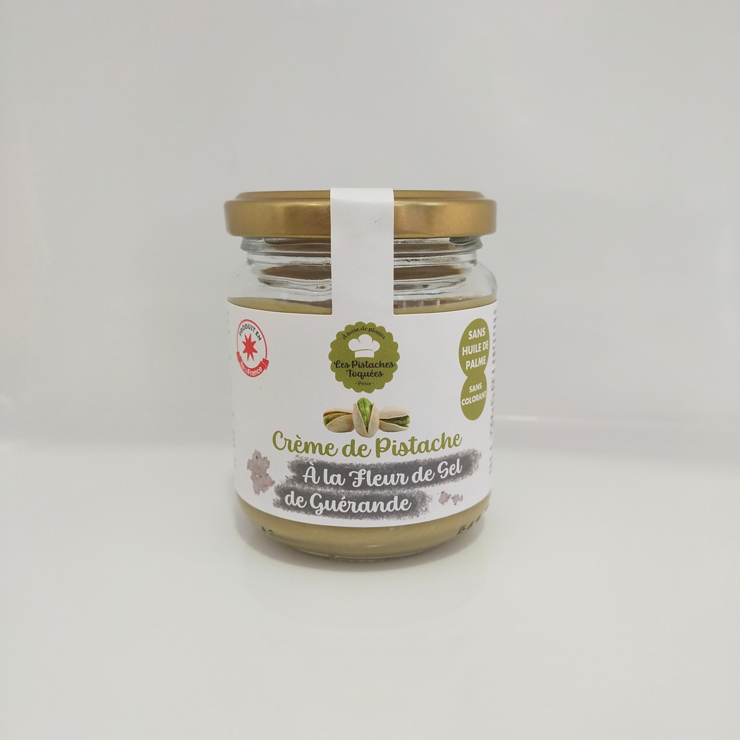 x6 Pâte à tartiner Crème de Pistache à la Fleur de Sel de Guérande 190g